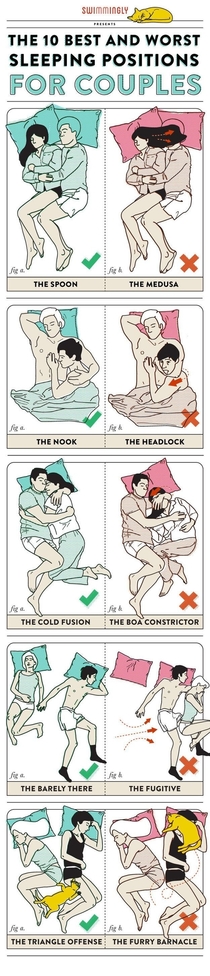 How to sleep when youre in couple