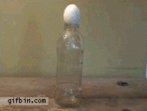 How to Squeeze boiled Egg in bottle