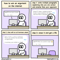 How to win an argument on the internet 