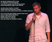 Hug a hipster x-post from standupshots