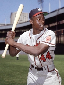 I always choke up when I see this picture of Hank Aaron