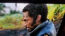 I am watching Tropic Thunder and my  year old walks by sees this and asks why does Iron Man look like Black Panther