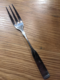 I asked for a fork but got a threek instead