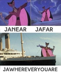 I believe that Jafar will go on