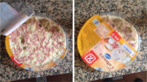 I bought a pizza with mushroomsThey do it on purpose