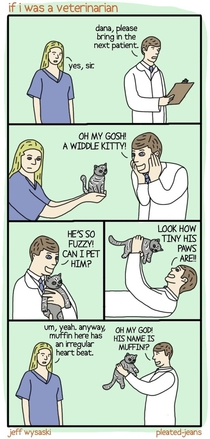 I could never be a veterinarian