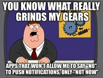 I dont want your dang notifications