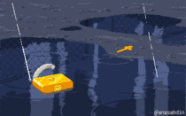 I drew this pixel art animation and called it Freed 