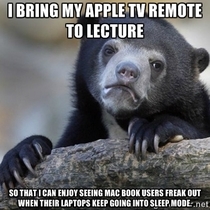 I found out that I can use my Apple TV remote on my MacBook