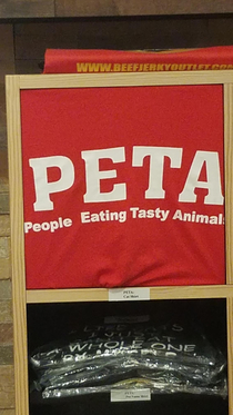 I fully support peta