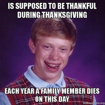 I hate thanksgiving