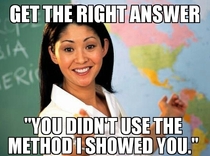 I hate these type of teachers