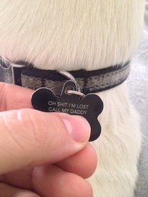 I have a similar tag for my dog