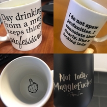 I have four offices I try and have the best cup in each office