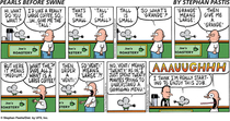 I just ask for a large and refuse to say anything else Comic is Pearls before swine by Stephan Pastis