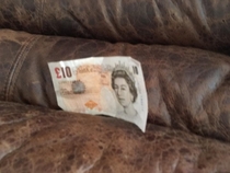 I just found  down the back of my sofa