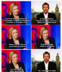 I know its old but everyone should see this One of my favourite British people as a British person