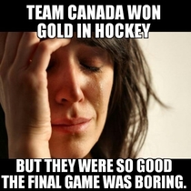 I love Canada but I also love an exciting game of hockey