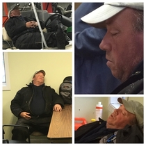 I made a collage of my co-worker sleeping at work