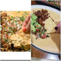 I made the Chorizo Queso Dip I saw on rgifrecipes today and it came ot amaaazing