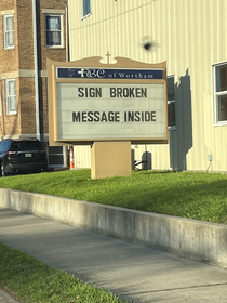 I passed by this sign on a road trip and I immediately had to stop to make a U-turn and take a photo of it