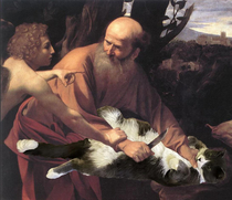 I put my cat into famous paintings for fun I call this one The Sacrifice of Gravy