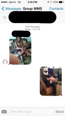 I received a random pic message from a wrong number I responded