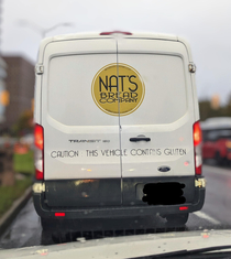 I saw this van and chuckled