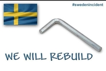 I stand with Sweden in these last and most difficult times