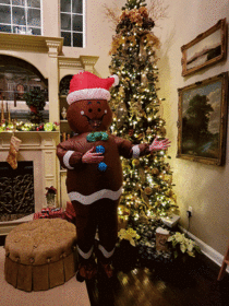 I surprised and terrified my wife with a Gingerbread dance for her birthday
