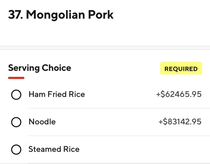 I think Ill just go with the steamed rice today DoorDash