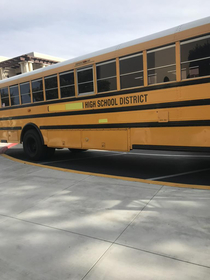 i think my school stole a bus