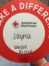 I think the Red Cross just slut-shamed me