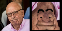 I told my wife that Rupert Murdochs chin disturbed me She replied to me with this