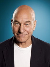 I used an app to age Patrick Stewart by  years and this was the result