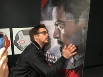 I want someone to look at me the way Robert Downey Jr looks at Tony Stark