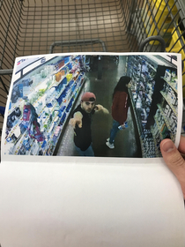 I was dancing for a Walmart camera cause my girlfriend was taking forever to shop A few minutes later a man hands me a folded piece of paper as he walked by me without saying a word Walmart is always watching
