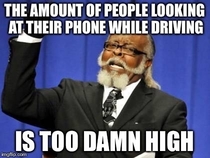 I was driving on the interstate to work and realized this when I looked at the people passing me