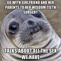 I was in the car with my girlfriend and her parents when she woke up from surgery