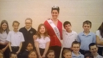 I was pretty smooth when Ms Illinois came to visit my th grade class