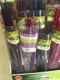 I was surprised to see what the top selling incense was at this gas station