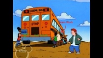 I was watching the ep of Recess where they fix the bus and I noticed this