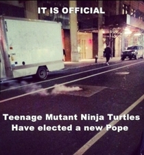 I wasnt aware that the TMNT clan elect to a higher power