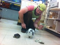 I work at a pet store After hours things get serious