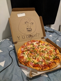 I wrote meme like  times in the delivery instructions