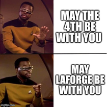 Id pick LaForge over the force