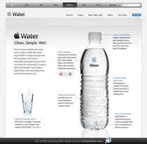 if apple did water