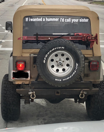 If I wanted a hummer