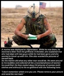 If I was a marine I would of done the exact same thing