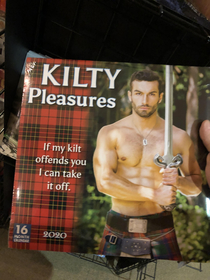 If my kilt offends you 
